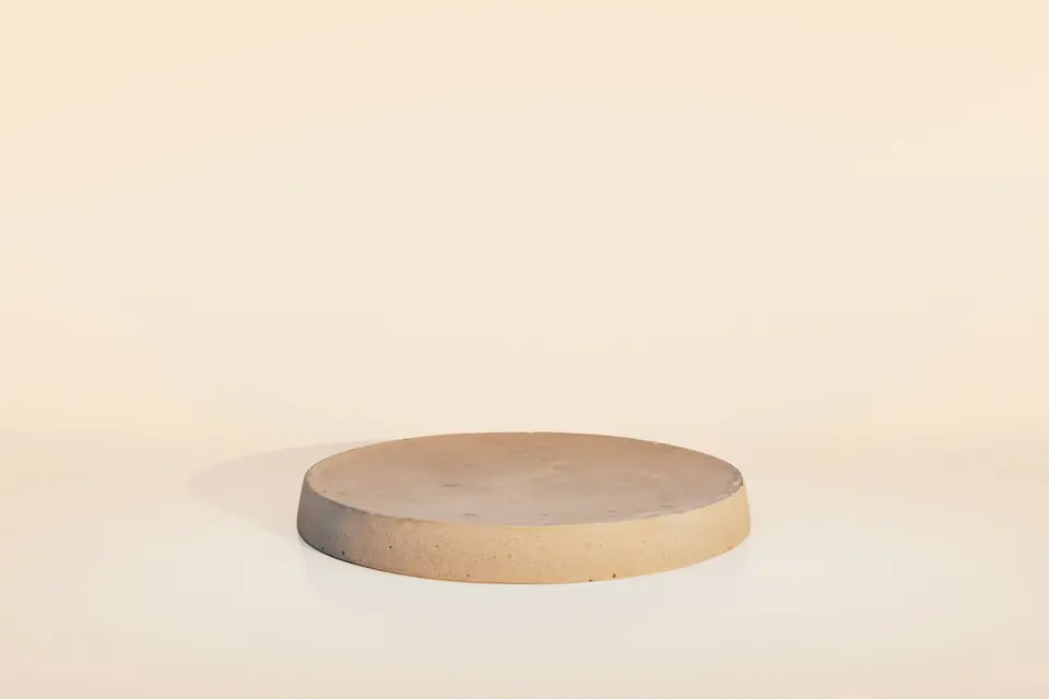 Beige product podium